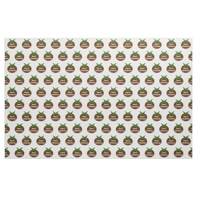 Craft Fabric Anpassningsbar för julpudding Tyg (Yard)