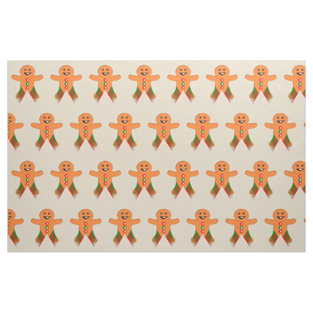 Craft Fabric Pepparkaksgubbe Party Tyg (Fat Quarter)