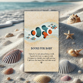 Craft Glitter Clown Fish Nemo Baby Shower Tilläggskort