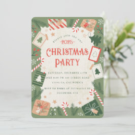 Craft-inbjudan till julfest inbjudningar