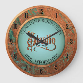 Craft Jewelry Sewing Hobby Studio Wall Clock Stor Klocka