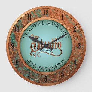 Craft Jewelry Sewing Hobby Studio Wall Clock Stor Klocka
