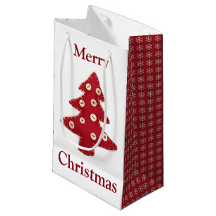Craft Red Julgranar Button Baubles