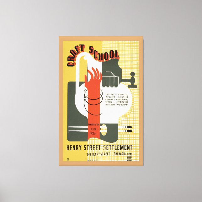 Craft School Canvastryck (Framsida)