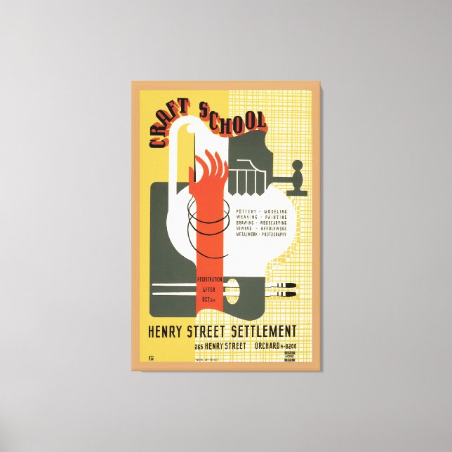 Craft School Canvastryck (Framsida)