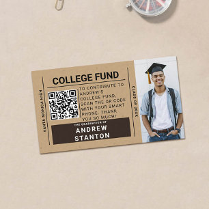 Craft Tartan Play Boy Studenten College QR Tilläggskort