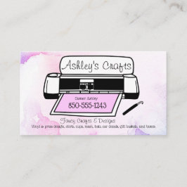 Craft Vinyl-Affärskort - Silhouette Cricut Visitkort