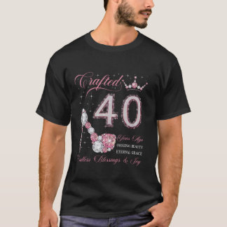 Craftade för 40 år sedan 40:e födelsedagen 40 år g t shirt