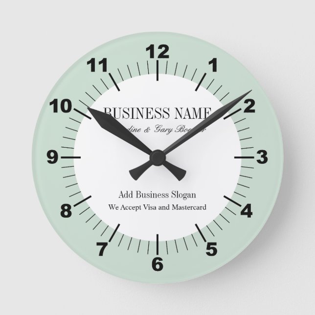 Crafter Business Artist Wall Clock Rund Klocka (Framsida)