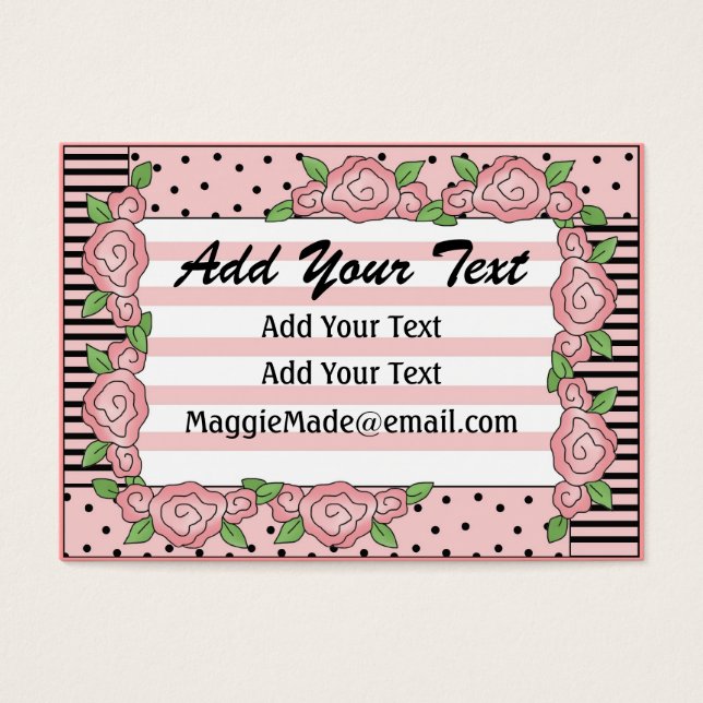 Crafter/Designer/Seamstress Card/Märkre - SRF Visitkort (Framsidan)