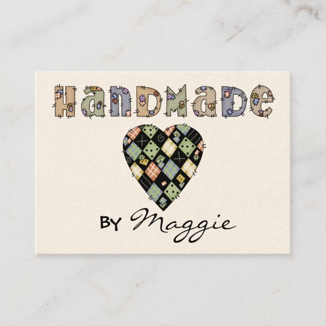 Crafter-/designerprofil - Affärskort efter SRF Visitkort (Framsida)