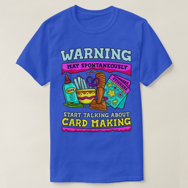 Crafter för skrapbokningskort t shirt (Design framsida)