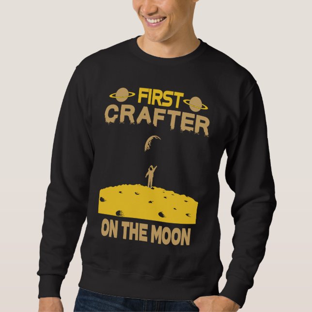 Crafter On The Moon Lång Ärmad Tröja (Framsida)