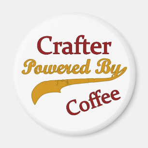 Crafter som drivas av kaffe magnet