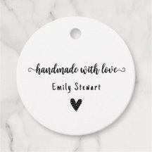 Crafter thank you Clothing label for handmade item