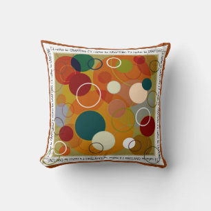 Crafters Circle Multicolor Pillow Kudde