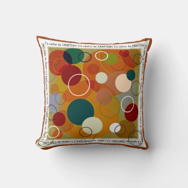 Crafters Circle Multicolor Pillow Kudde (Framsida)