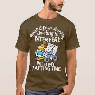 Crafters for Women Girls Vuxna Crafters T Shirt