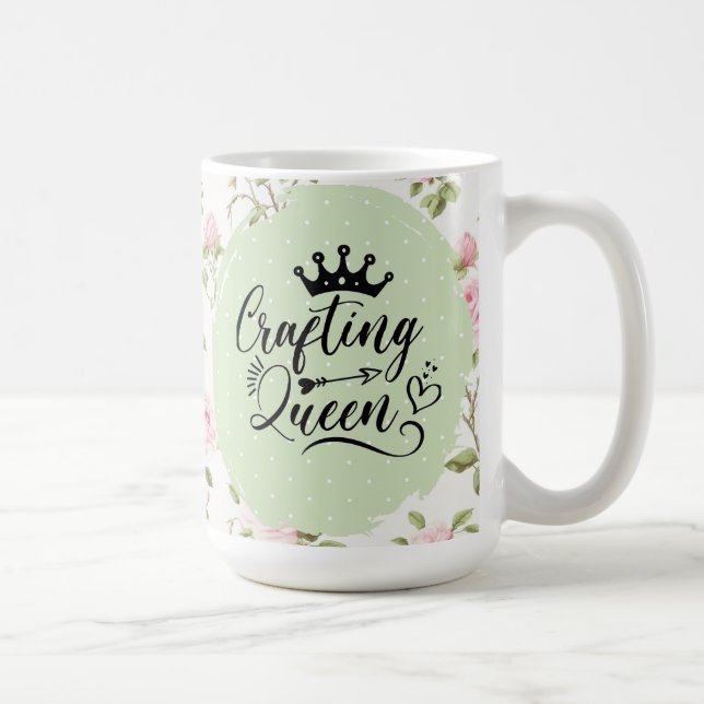 Crafting Queen Coffee Mug Kaffemugg (Höger)