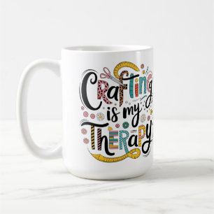 "Crafts är min terapi Kaffemugg