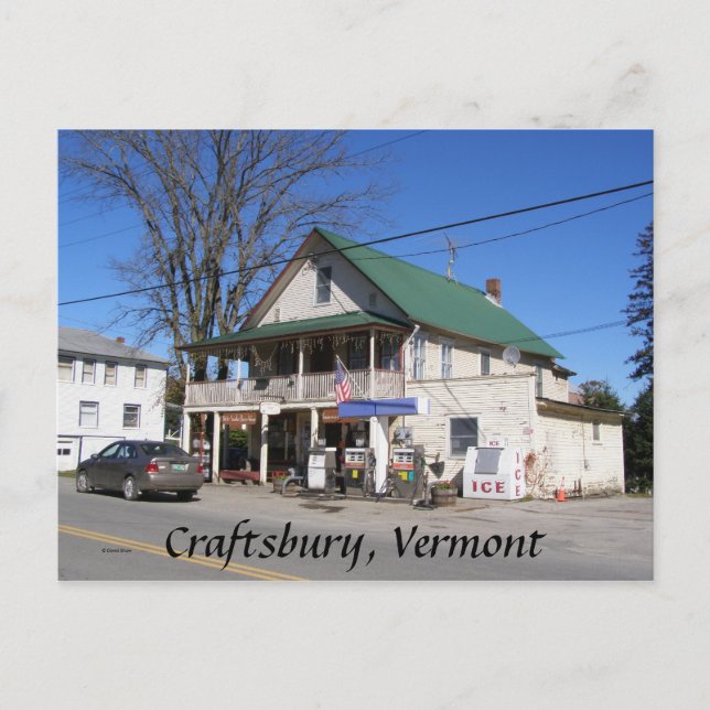 Craftsbury, Vermont Vykort (Framsida)
