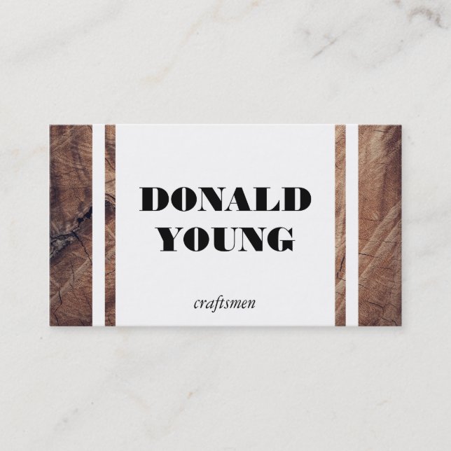 Craftsmen | Trä III Visitkort (Framsida)