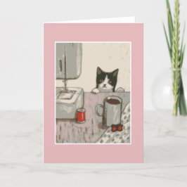 Crafty Cat-hälsningskort Kort