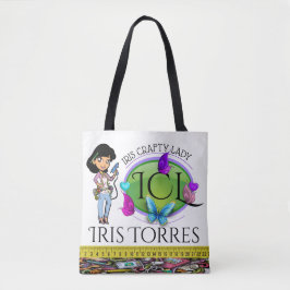Crafty Dam Artist - Se Tillbaka - Tote Tygkasse