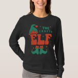 Crafty Elf-familjen som matchar julpjs Funny T Shirt<br><div class="desc">Crafty Elf-familjen som matchar julpjs Funny</div>