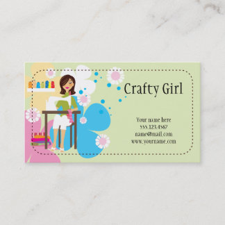 Crafty Girl Affärskort Visitkort