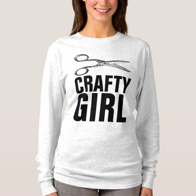 CRAFTY GIRL T-Shirts (Framsida)