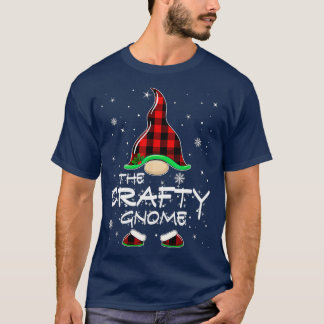 Crafty Gnome Buffalo Play Matching Family Christm T Shirt