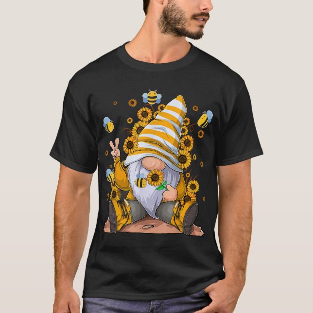 Crafty Gnome Matching Family Group jul Party T Shirt (Framsida)