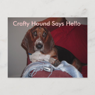Crafty Hound-vykort Vykort