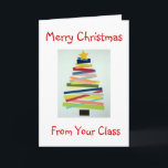 CRAFTY TRÄD FÖR SPECIELLA LÄRARE I CHRISTMAS HELGKORT<br><div class="desc">DET HÄR TRÄD KOMMER ATT SÄTTA EN SMILE PÅ "DIN" LÄRARES ANSIKTE I DENNA KRISTMAS FÖR SÄKERHET!</div>