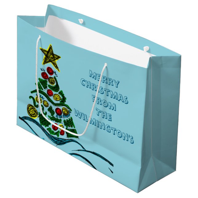 Crafty Träd jul (Framsidan Vinklad)