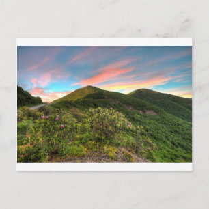 Craggy Pinnacle Sunset Vykort