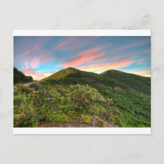 Craggy Pinnacle Sunset Vykort