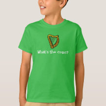 Craic barn grön tee