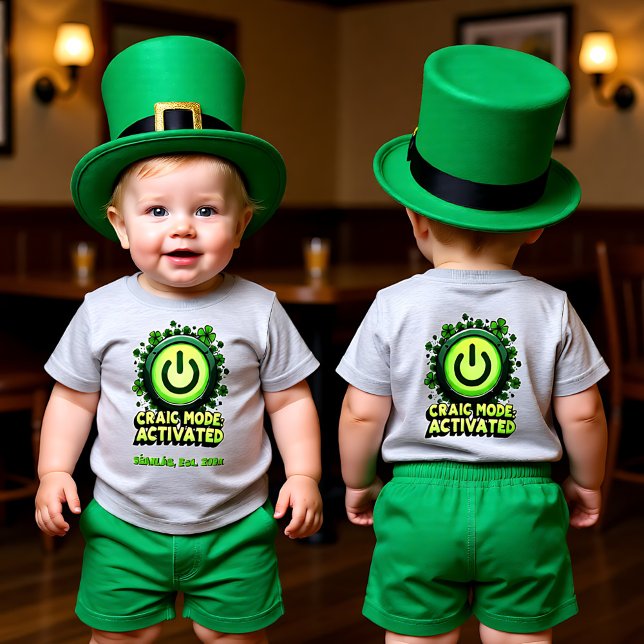 Craic Commander: [Ditt Namn] Edition T Shirt (Craic Commander [Your Name] Edition Baby T-Shirt)