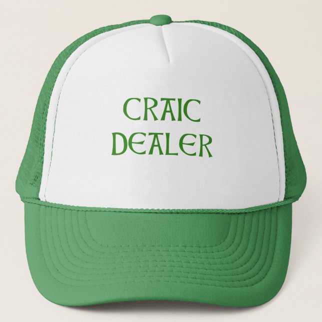 CRAIC DEALER Irish Humor Truckerkeps (Framsida)