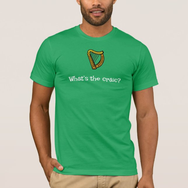 Craic green tee (Framsida)