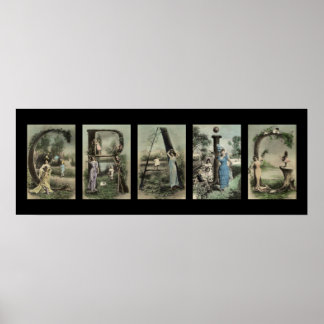 CRAIG Alphabet Brev Namn Art Poster