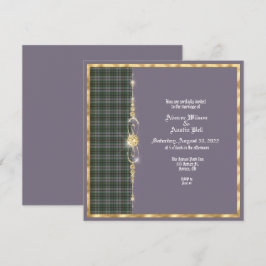 Craig Ancient Tartan Wedding bjudande Inbjudningar
