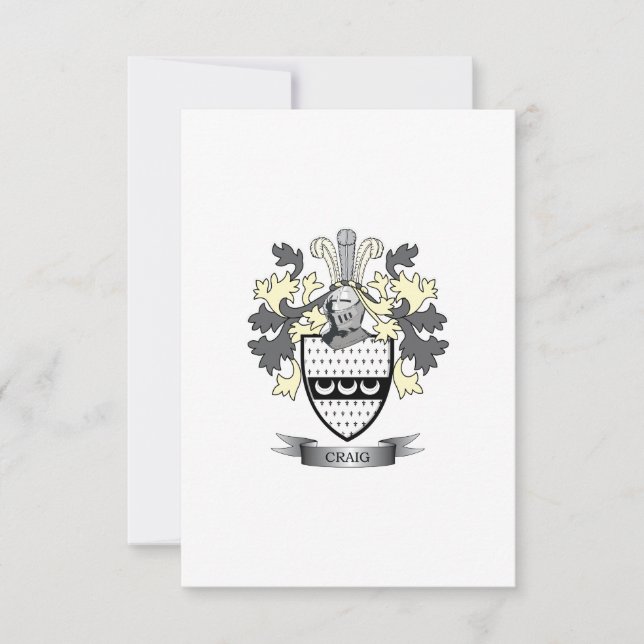 Craig Family Crest Jackar om Arm (Framsida)