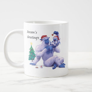 Craig och Ellie Giant Julkaffe Mugg Jumbo Mugg