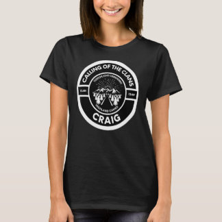 Craig Scottish Torch Light Ceremony Highland Games T Shirt