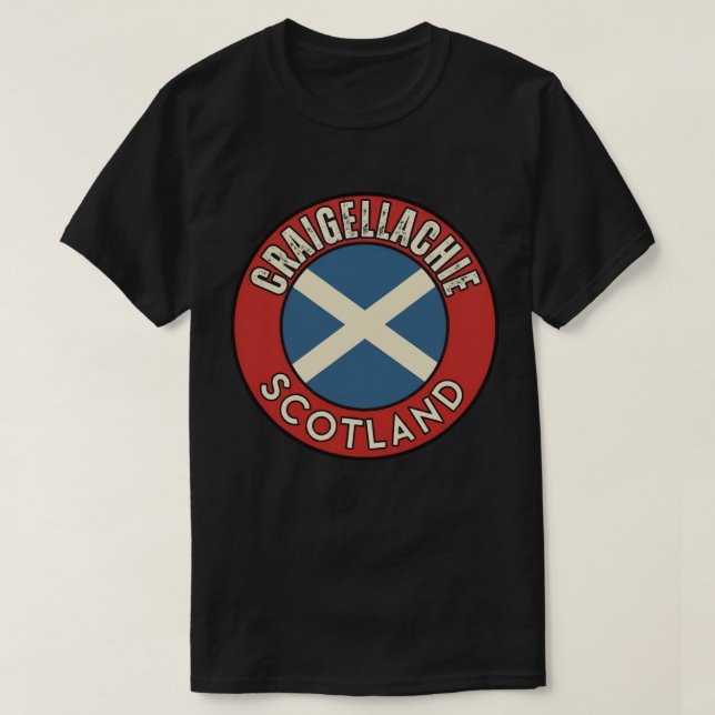 Craigellachie, Skottland T Shirt (Design framsida)