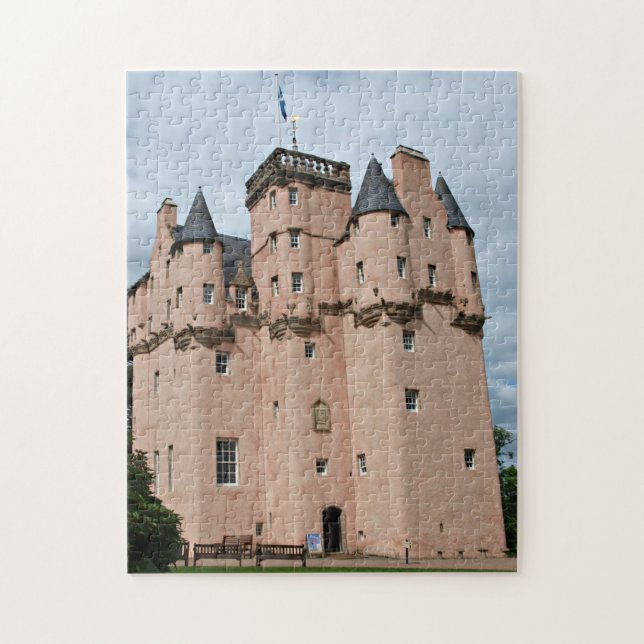Craigievar slott Aberdeen. Pussel (Vertikal)