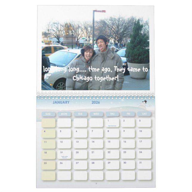 Craigs födelsedaggåva--jumbo en kalender (Jan 2026)